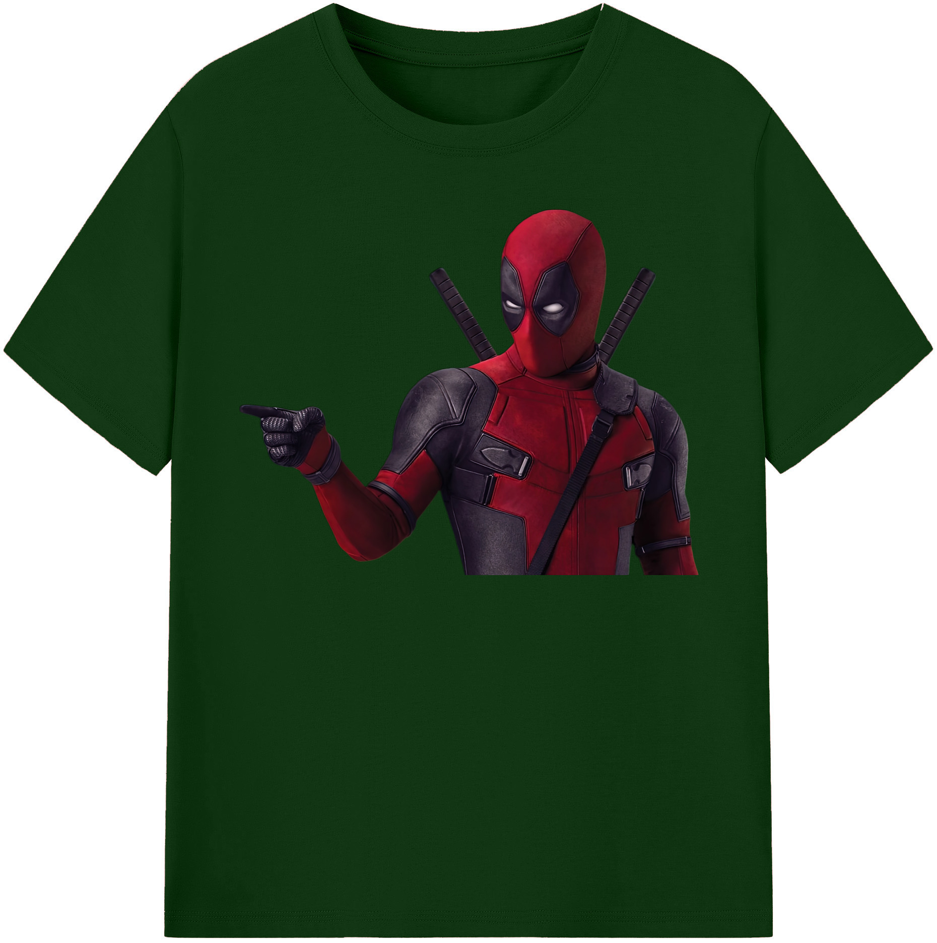 （画像用） Deadpool デッドプール 綿100％半袖Tシャツ（フロントプリント）